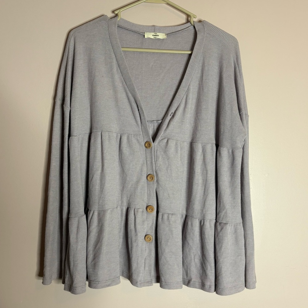 💚Entro Lavender Knit Top